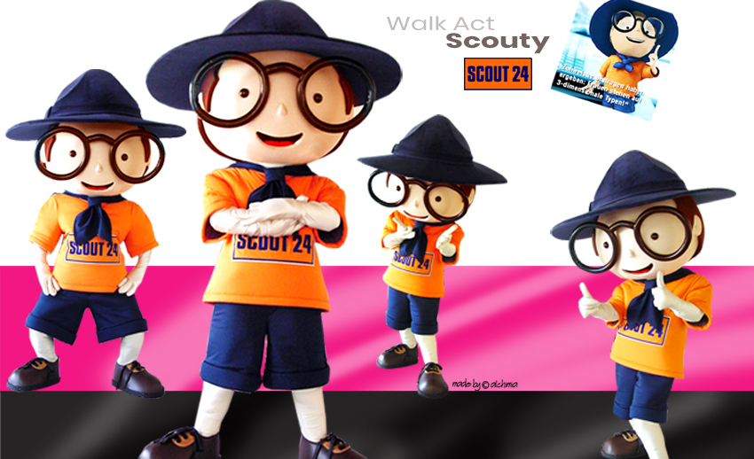 Scout24 Maskottchen Scouty Kostüm