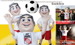 FC Rot weiss Erfurt Sport Maskottchen Sakko