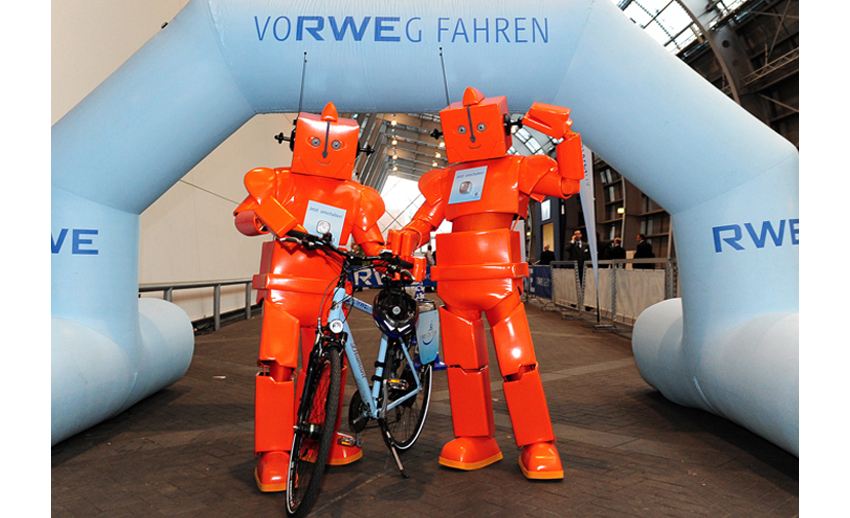 RWE Roboter Sympathiefigur