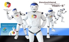 Expo german pavillion Roboter HANs Themenkostüme