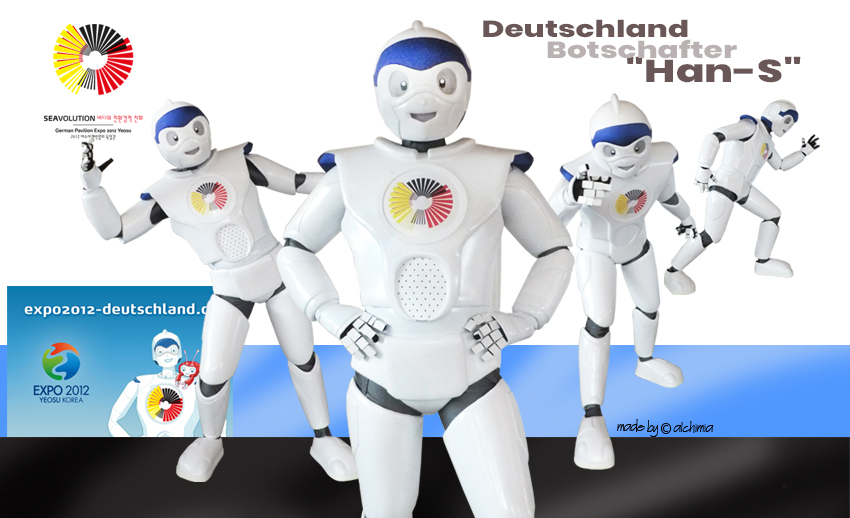 Expo german pavillion Roboter HANs Themenkostüme