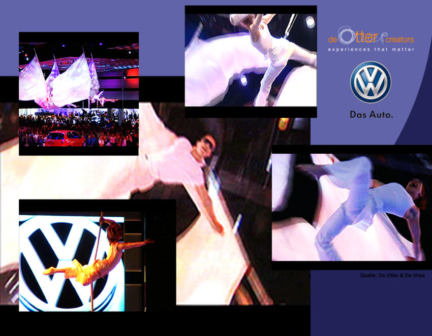 VW Messe Event Akrobatik
